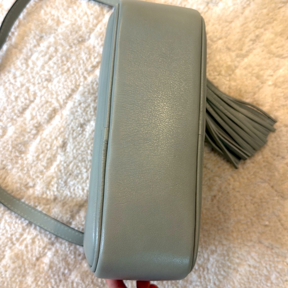 Valentino by Mario Valentino leather Mia Signature crossbody in Sage NWOT - Picture 5 of 9